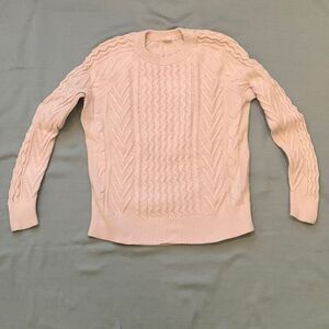 GAP Cable Knit Sweater Cream Medium